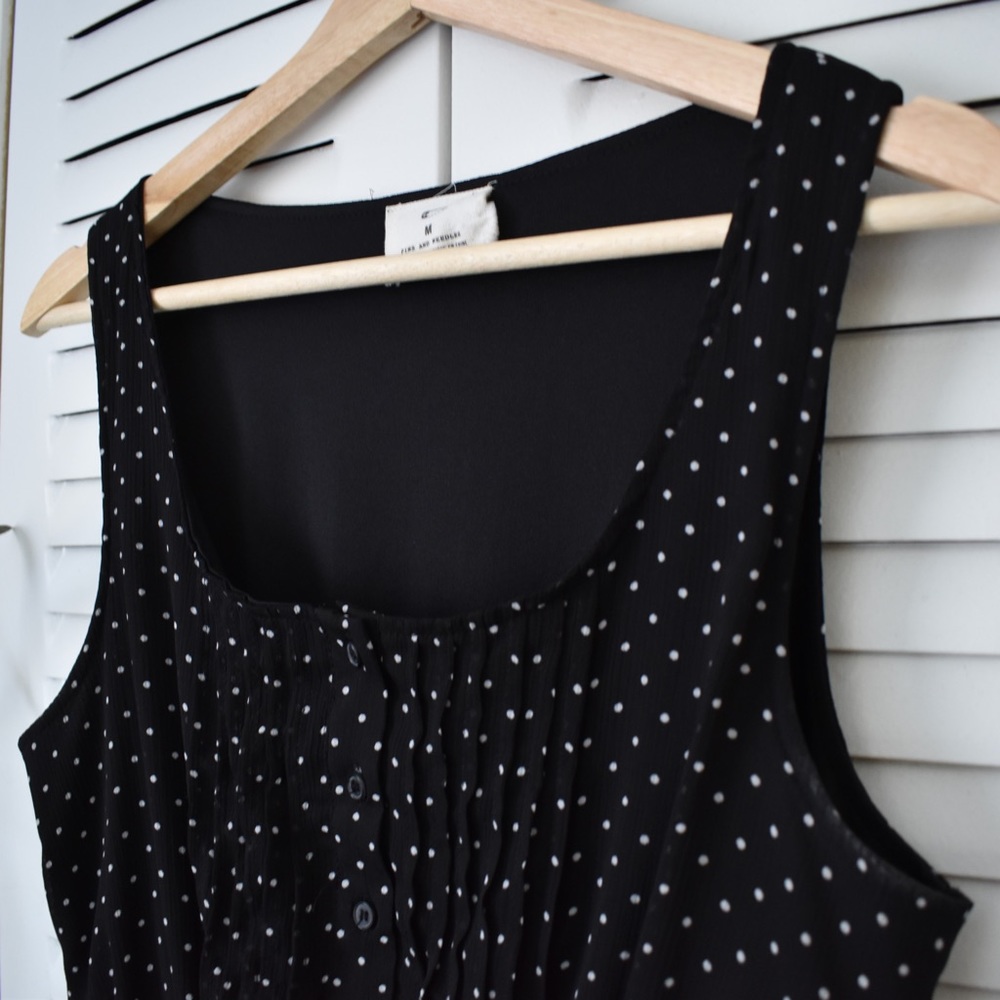Pins & Needles Polka Dot Dress | Black & White - Picture 2 of 8